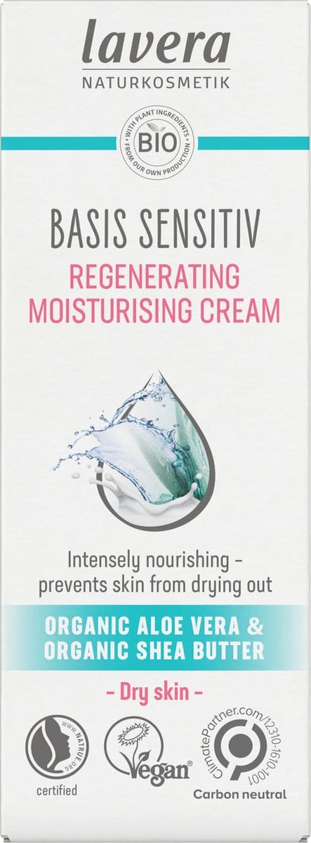 Lavera Basis Sensitive moisturising cream nourishing 50 Milliliter