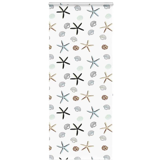 vidaXL - Doucherolgordijn - met - cassette - 90x240 - cm - stofbreedte - 86 - cm