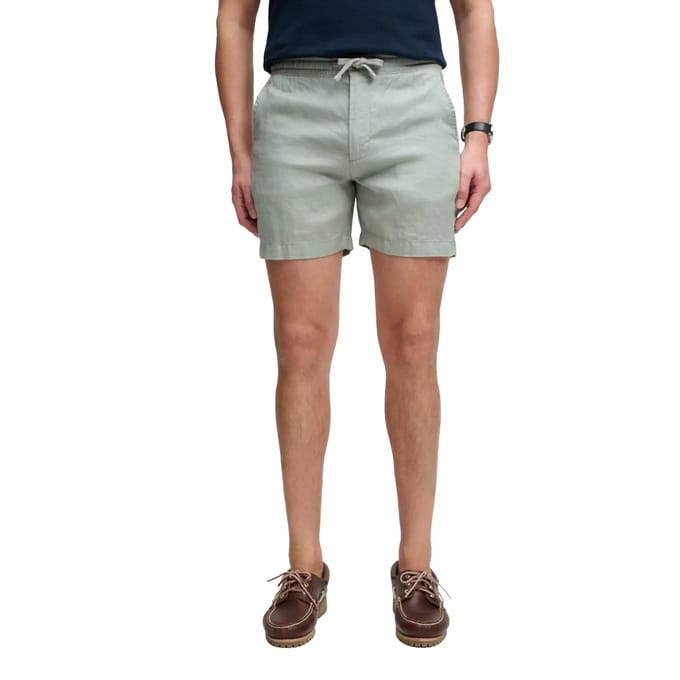 Superdry The Merchant Store - Linnen Shorts Green Grootte: XL