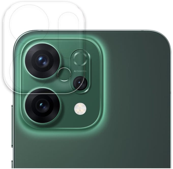Rosso Camera Protector Geschikt voor Oppo Reno 14 | Camera Lens Bescherming | Case Friendly | Ultra Dun Glas | Transparant