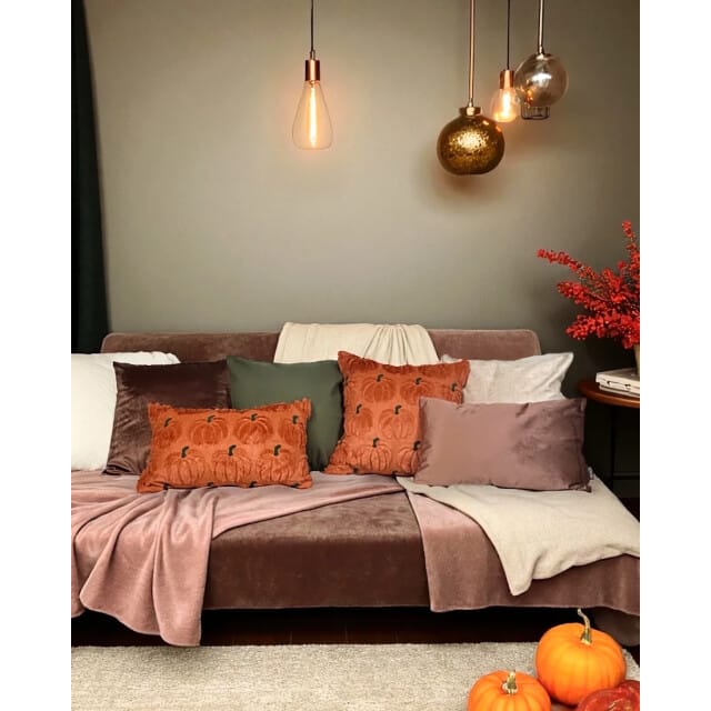 Gek op kussens! Sierkussen velvet mokka | 45 x 45 cm | polyester