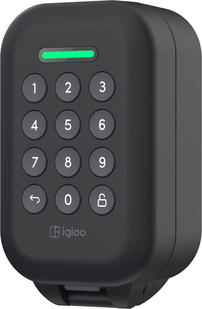 Igloohome Smart Lockbox – Sleutelkluis met Pincode – Waterdicht IP66 – Wandmontage – Offline PIN Codes – Grote Opslagruimte