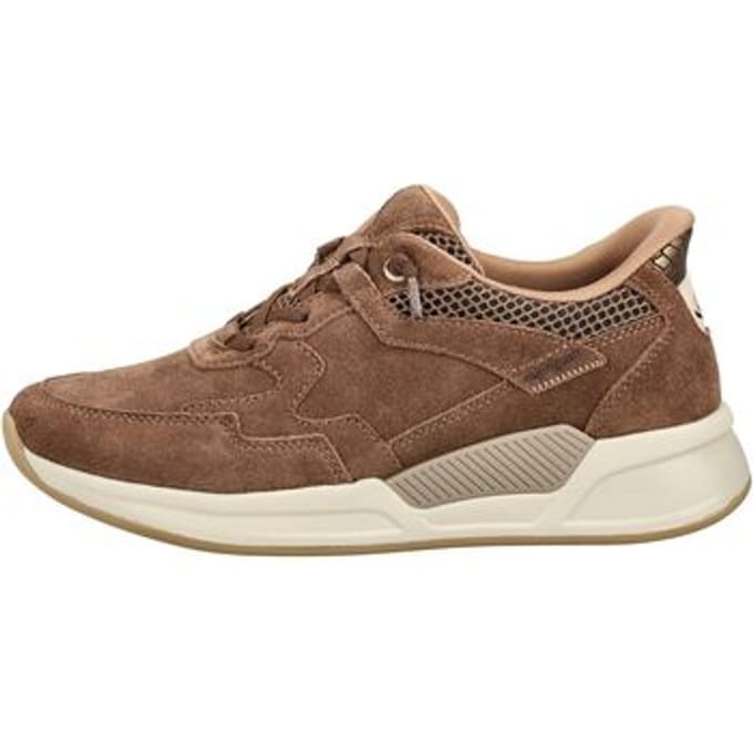 Schoenen dames Gabor Rollingsoft Velour/Mesh Kombi