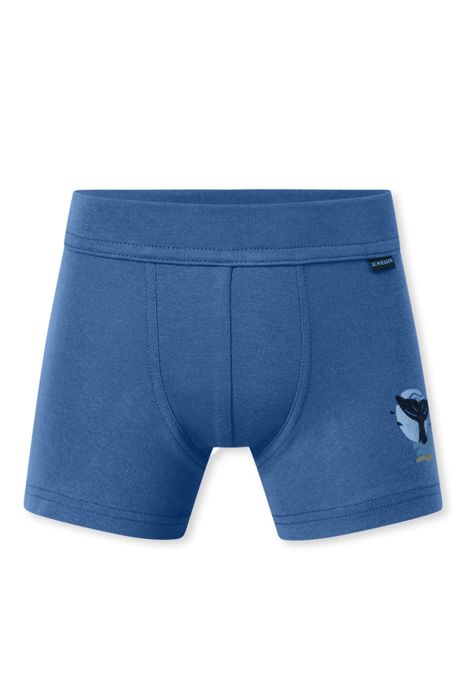 Shorts, set van 2, walvisblauw - Fine Rib 92