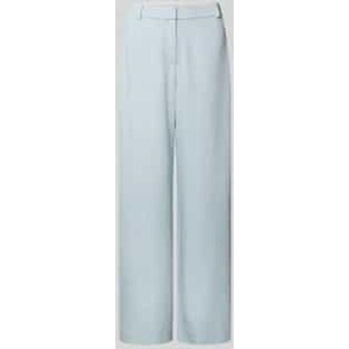 wide fit pantalon van puur lyocell
