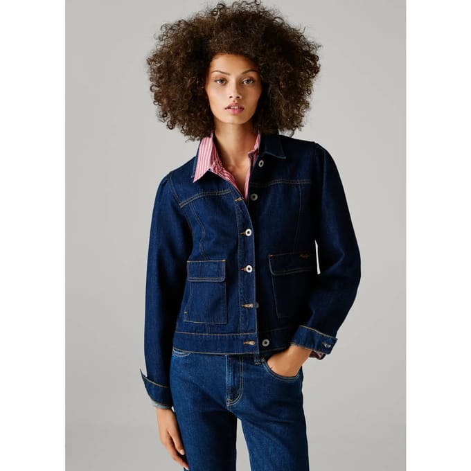 Pepe Jeans Sunny Spijkerjas Blauw S Vrouw