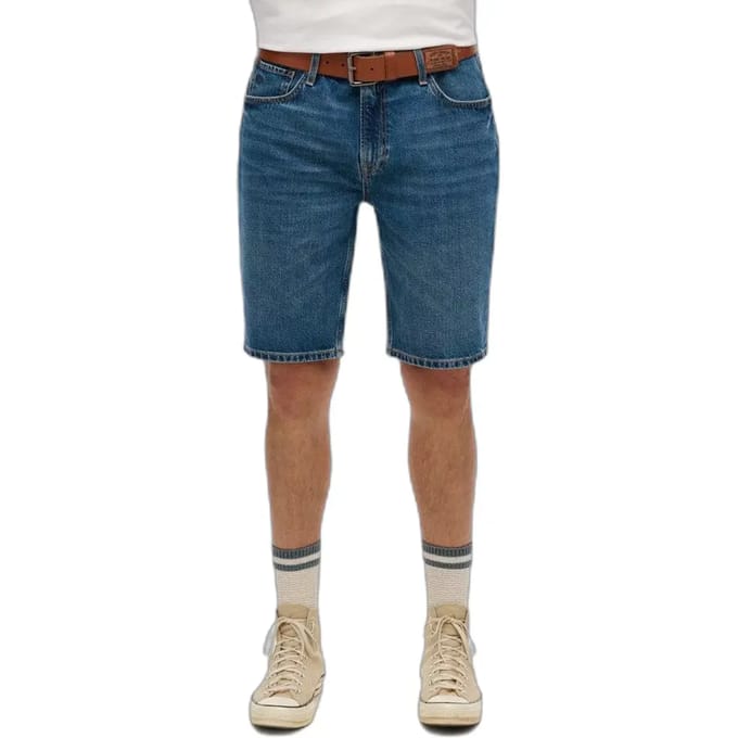 Superdry - Vintage Straight Shorts - Heren - Jeans shorts