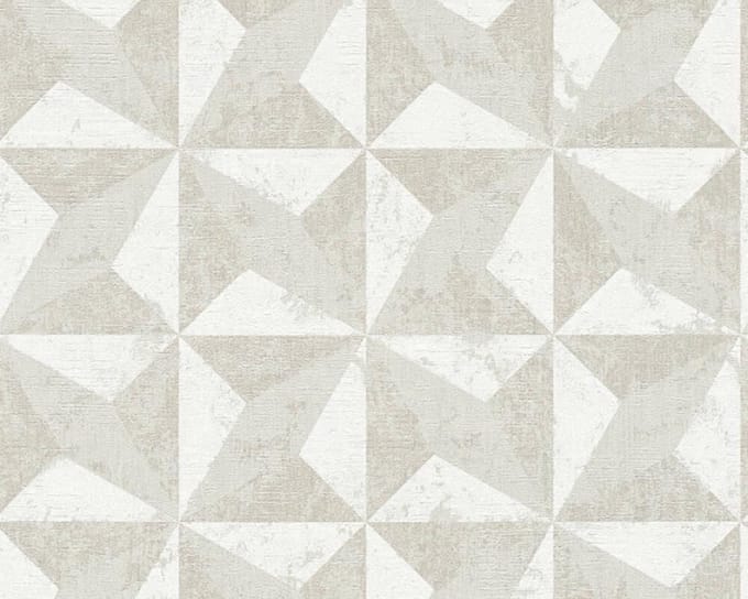 GRAFISCH 3D BEHANG - Creme Metallic - AS Creation Titanium 2