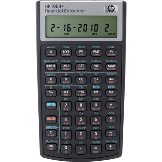 Rekenmachine HP 10BII+