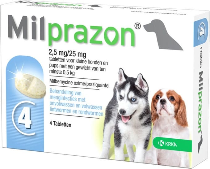 Krka Milprazon Ontwormingstabletten Hond