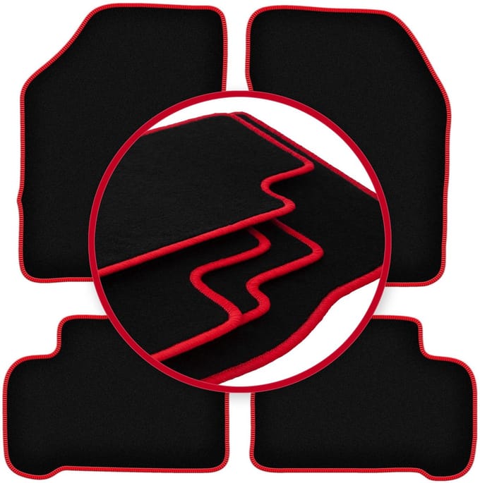 CARLUX-RED automatten voor: Nissan 100NX coupé, targa (1990-1995)