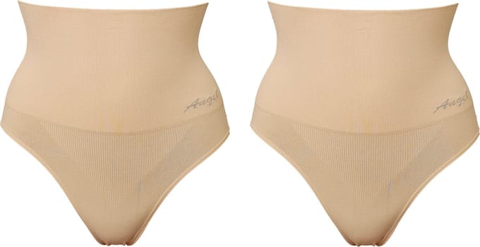 Sweet Angel Correctie Slips Naadloos Hoge Taille Bruin 2pack Maat M/L