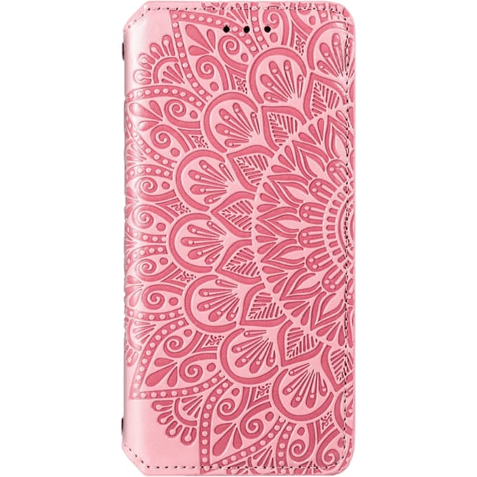 Mocaa Samsung Galaxy S21 Magnetic Mandala Wallet Roze