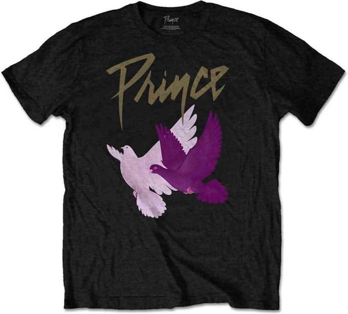 Prince - Doves Heren T-shirt - M - Zwart