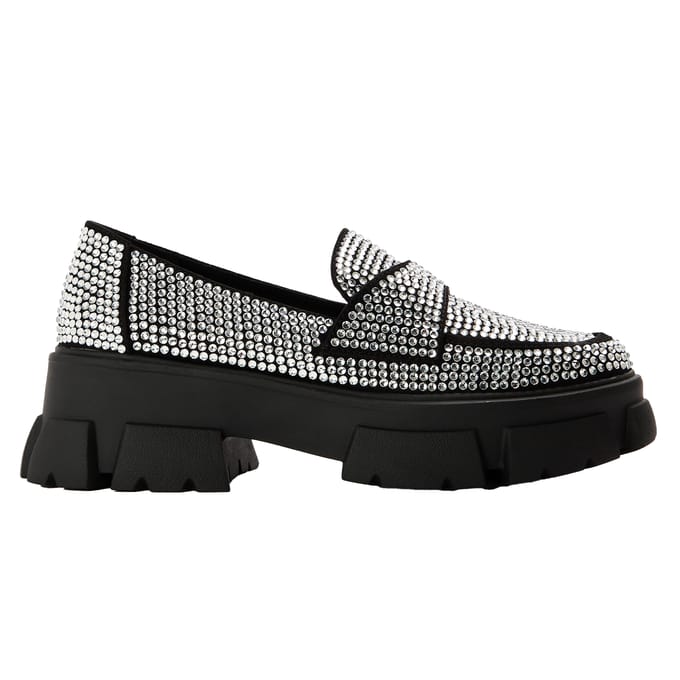 Steve Madden Trifecta-muiltjes met hak voor dames (Zilver)