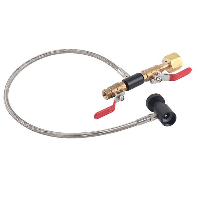 CGA-320 CO2 Cilinder Vuladapter met Slang Voor Het Vullen van Soda Tank 24  zonder Manometer