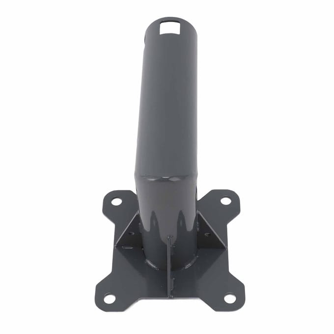 Kit de montage pour support de poteau d'antenne parabolique Internet par satellite robuste en alliage d'aluminium Starlink pour toit black