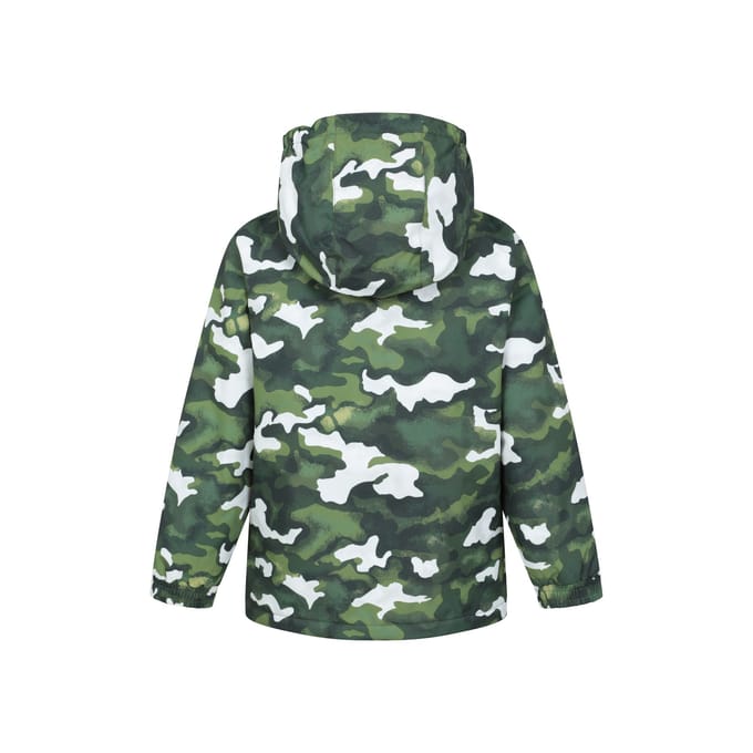 Mountain Warehouse Kinder/Kinder Mogal Camo Ski-jas (Donkergroen)