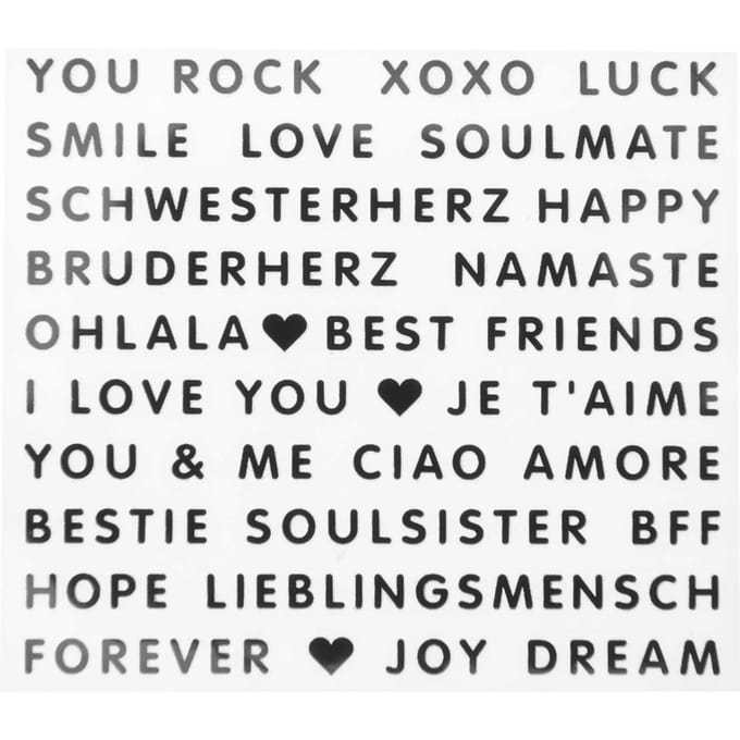 itoshii Opstrijkbare motieven - Soulmate