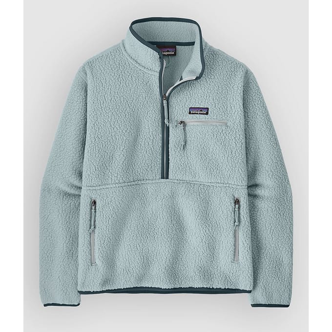 Patagonia Retro Pile Marsupial Half-Zip Fleece Trui blauw