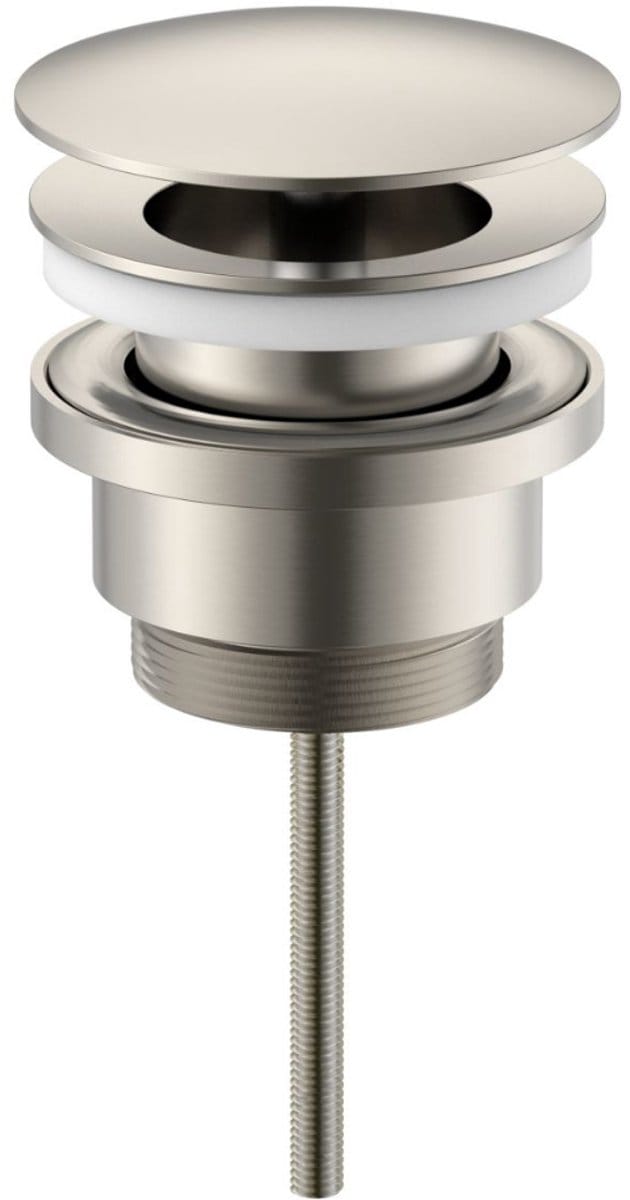 ALONI Uniforma afvoerplug – Altijd open – Geborsteld RVS