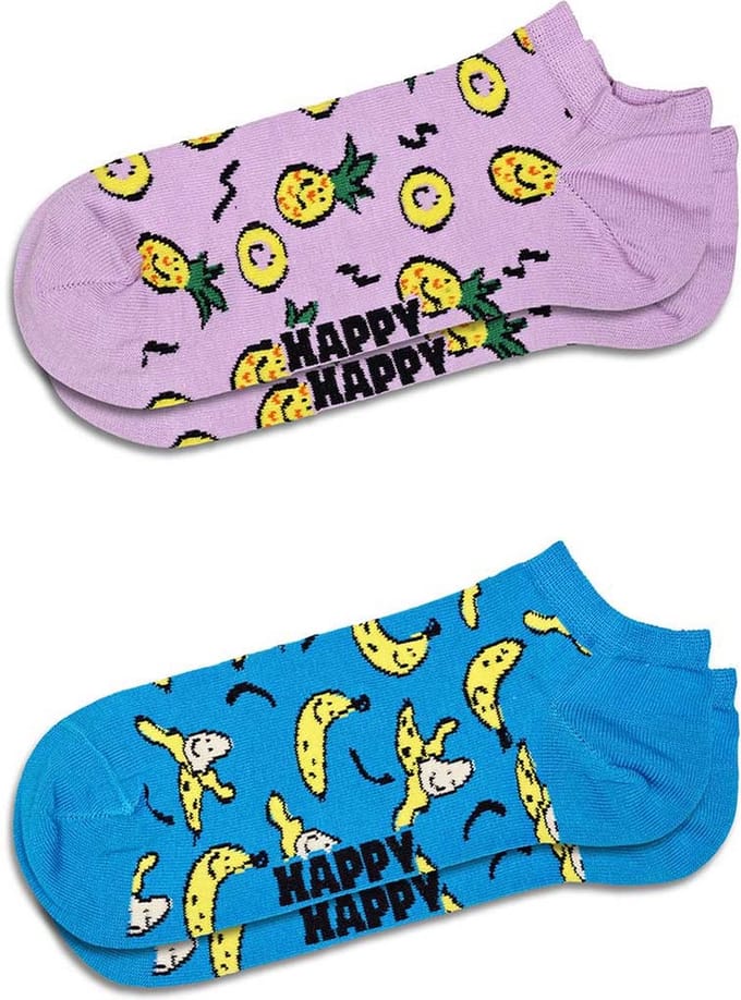Happy Socks - 2-Pack Fruit Low Socks - Unisex - Sokken