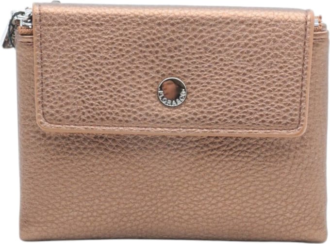 Flora&co - Paris - portemonnee - dames beugelportemonnee - broekzakformaat - bruin