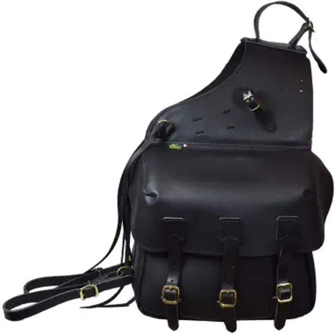 Hikingstokken van leer 3 hengsels Ronzon Legend Extreme