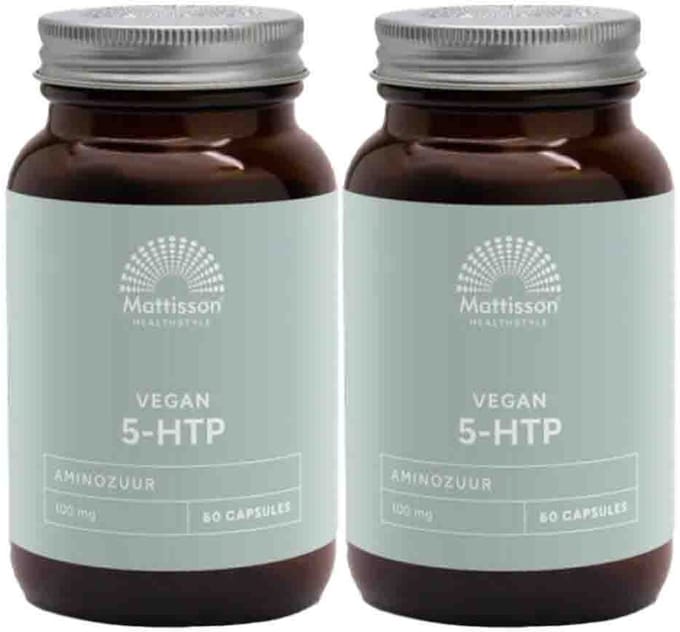 Mattisson - 5-HTP 100mg - 2 x 60 capsules - Voordeelverpakking