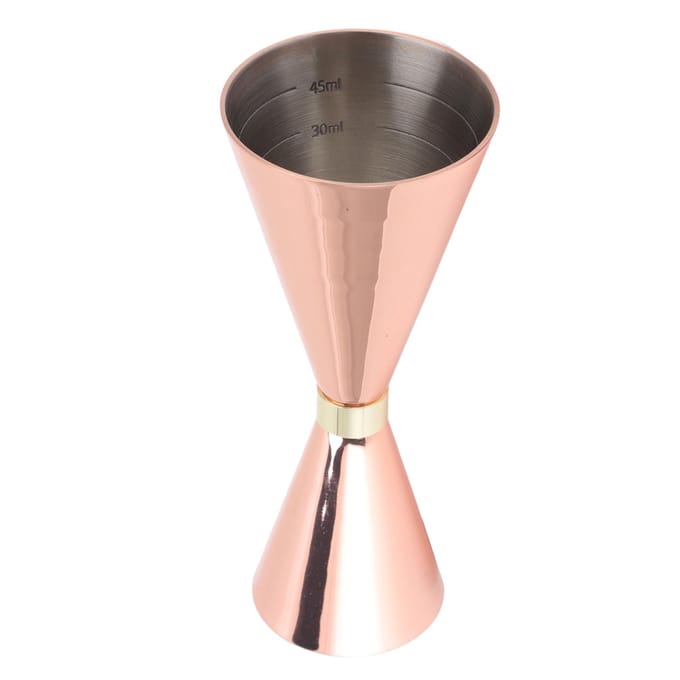 Jigger RVS 30mm tot 60mm Elegante Flexibele Jigger Kegel voor Cocktail Bartending Koper Gold Plating