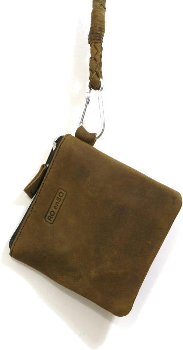 RO enSO leren Keycord bag - Antique croco