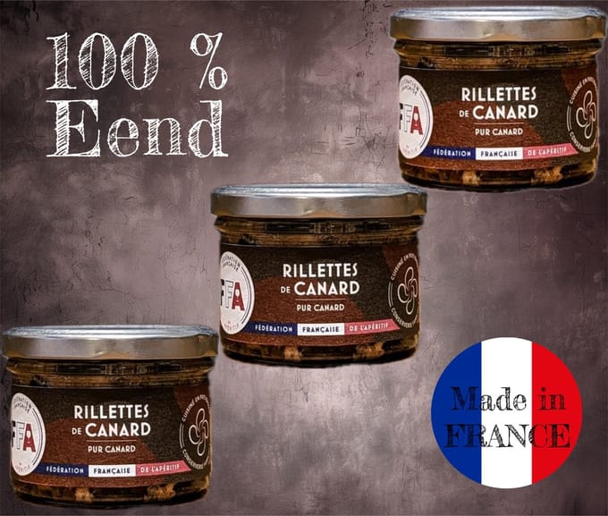 FFA - Rillettes de CANARD - 100% Eendenrillettes - 170g - (3-PACK)