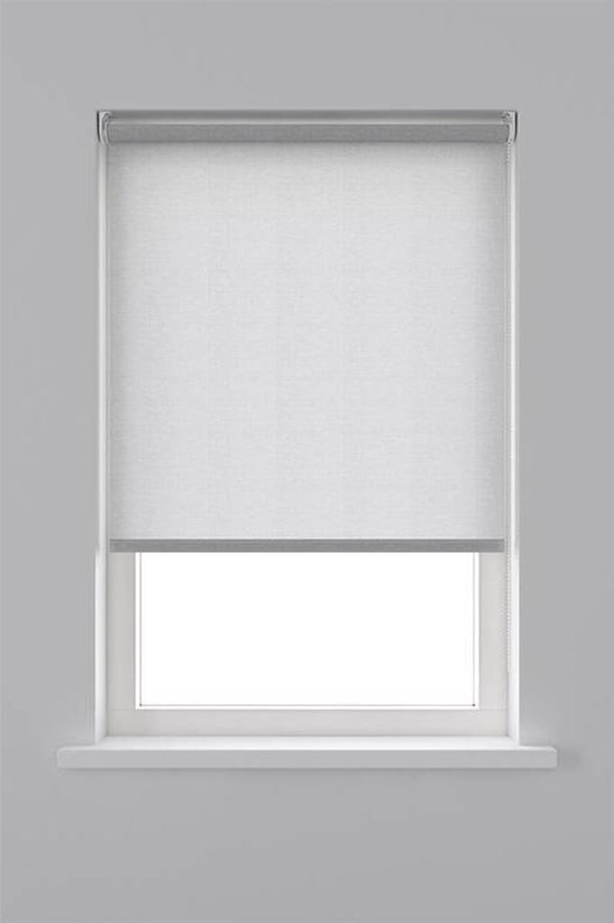 Decosol Rolgordijn Lichtdoorlatend - Transparant Wit (1233) - 60 x 190 cm