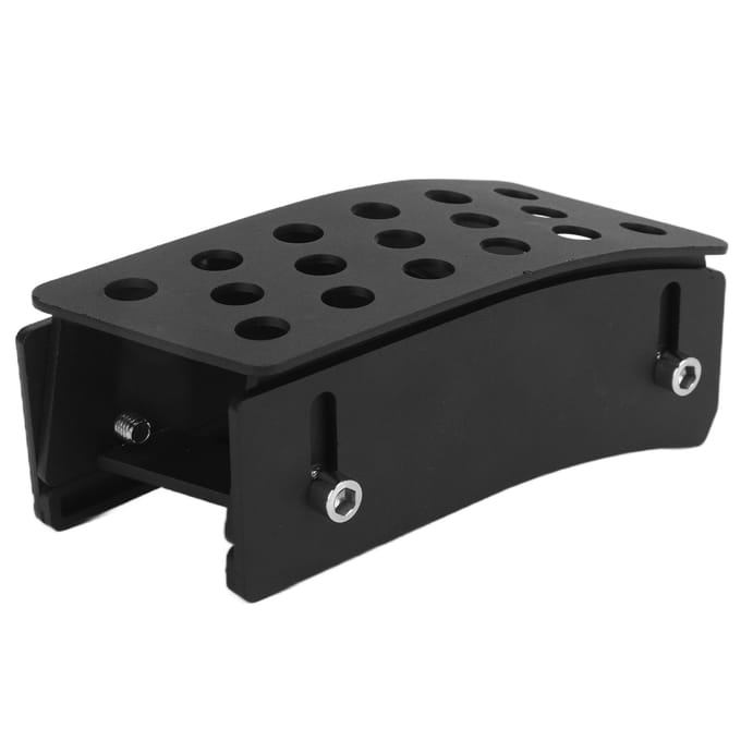 Accélérateur Pédales Surélevées Repose-pied Fer Noir Modification Remplacement pour Wrangler JK 2007‑2017 gray