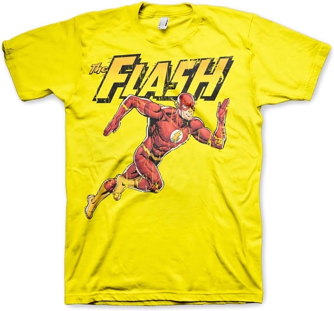 The Flash Hardloop-T-shirt geel