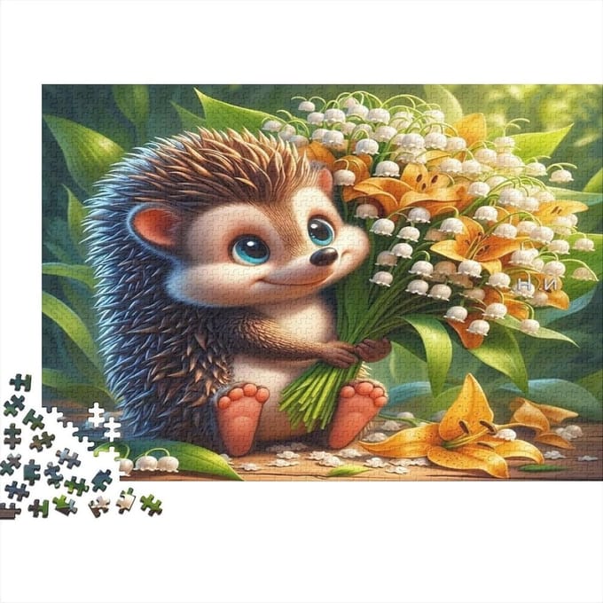 Legpuzzel - Puzzelspel - Ontspanning thuis - 1000 stukjes - 70 x 50 cm - Multicolor