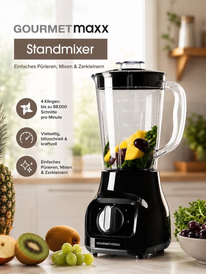 Gourmetmaxx Standmixer
