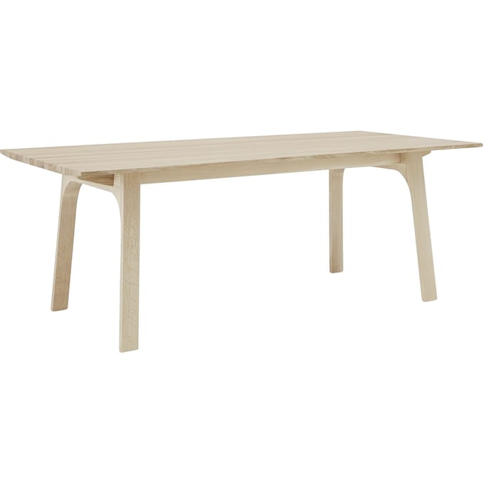 Muuto Earnest uitschuifbare tafel - oak - 205 x 100 cm