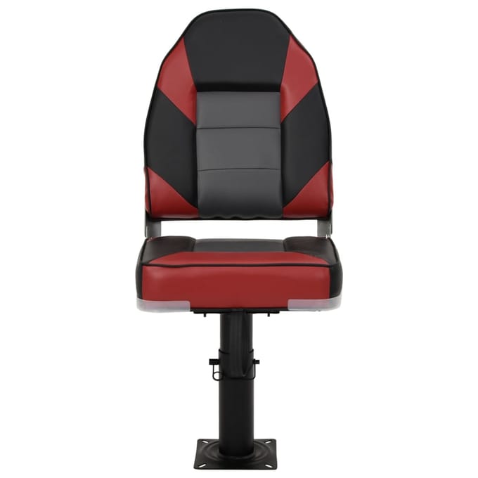 vidaXL - 4-delige - Bootstoelenset - met - hoge - rugleuning - inklapbaar