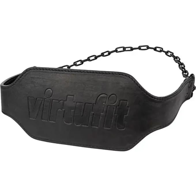 VirtuFit Leren Dip Belt Pro - Dip riem met ketting