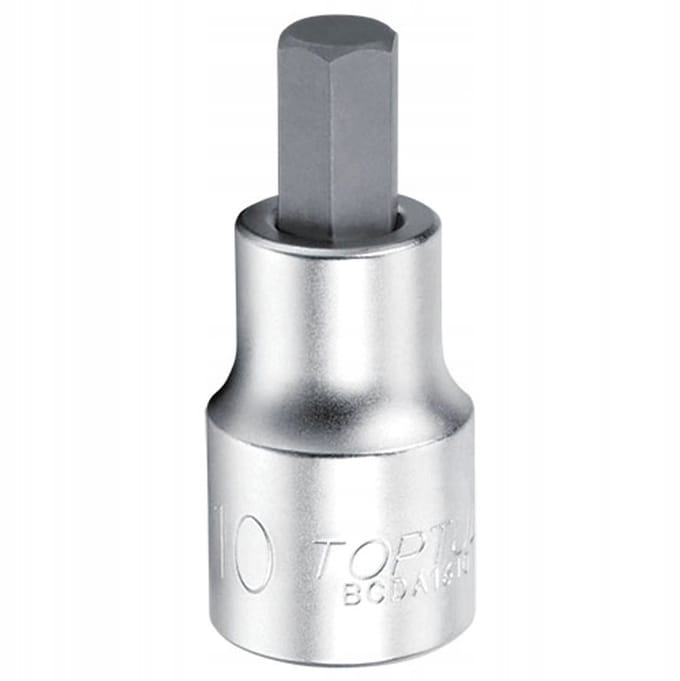 2x Toptul Inbus Bit Dopslag 1/2" 19mm 55mm CR-V