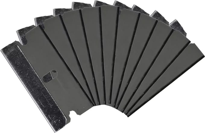 Benson Reserve mesjes voor verfkrabber - 40 mm breed - 10 stuks