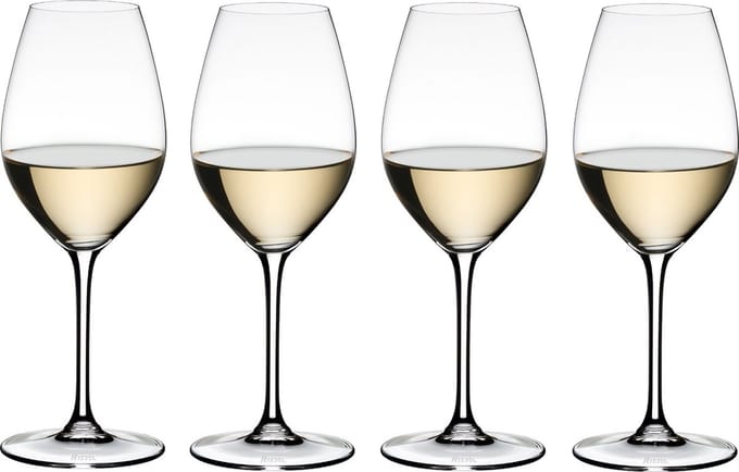 Riedel Champagne Glazen / Witte Wijnglazen Wine Friendly - 440 ml - 4 stuks