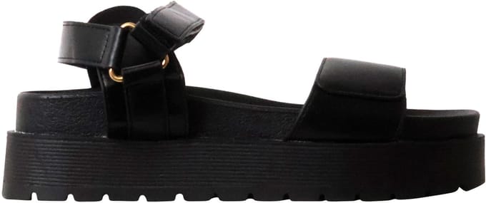 Joalice sandalen met sleehak en klittenband
