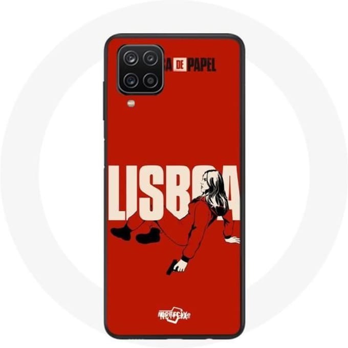 Coque Samsung Galaxy A12 La casa de papel Lisboa dessin