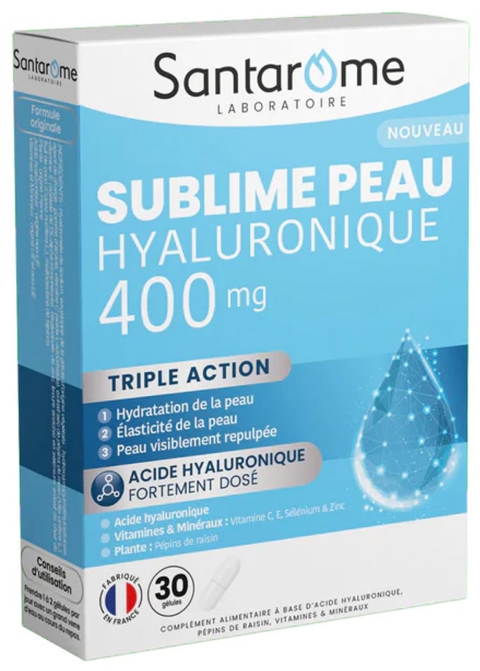 Santarome Sublime Peau Hyaluronique 400 mg 30 Capsules