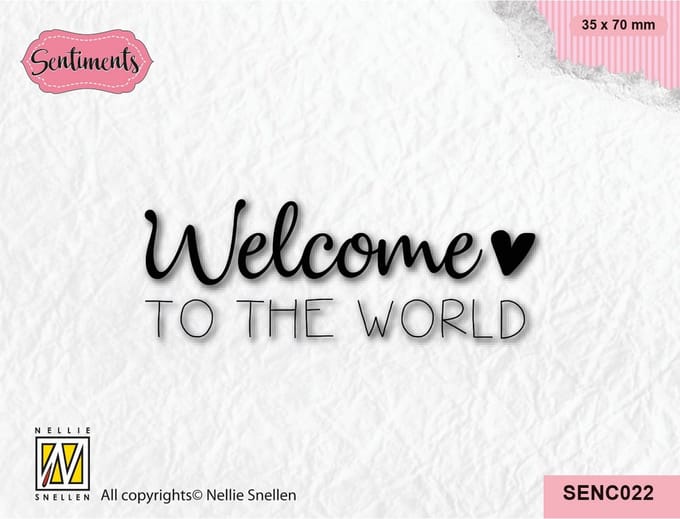 Nellie Snellen Clear Stamp Welcome To The World