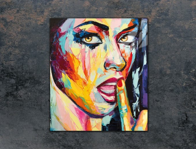 TMK ArtDeko - Snijplank - 45x52 cm - Glas - Vrouw