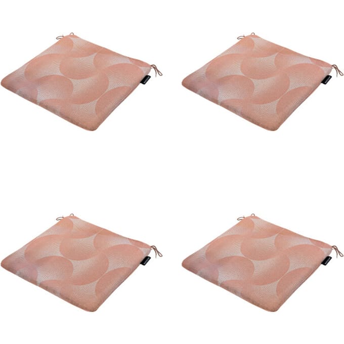 Madison zitkussen napels - 40x40x4,5cm set van 4