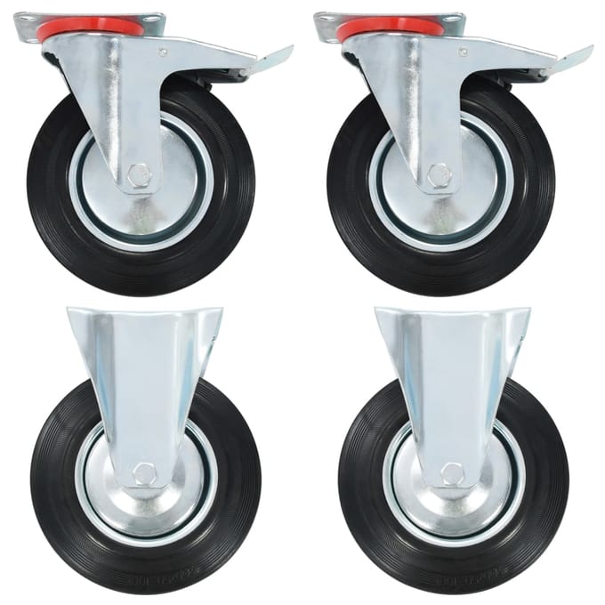 vidaXL - Wielen - 4 - st - 200 - mm
